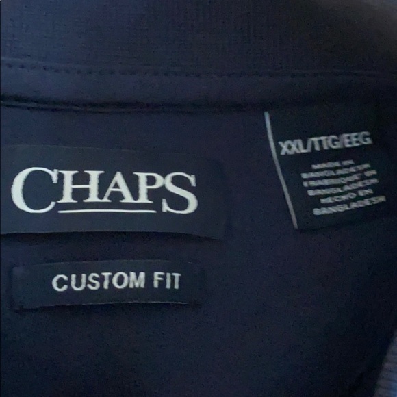 Chaps Dark Blue Polo golf Type Shirt XXL NWT​​​​​​​​​​ - Picture 5 of 5